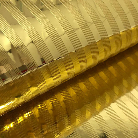 Golden Stripes Faux Leather Ref 493